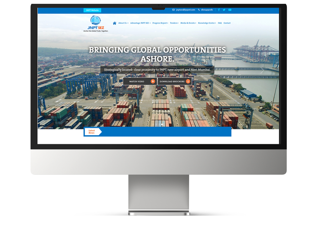 JNPTSez Website Development