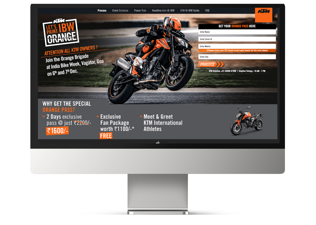 KTM IBW Website Development